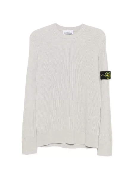 Pulover Stone Island cu strasuri gri
