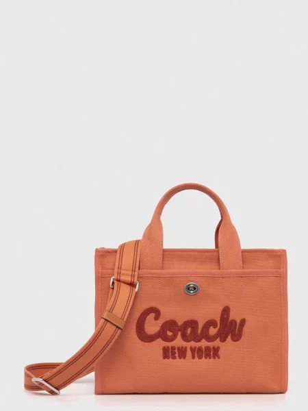 Чанта Coach розово