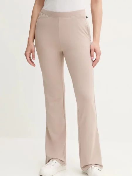 BOSS pantaloni de trening uni bej