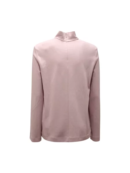 Dzianinowy sweter Max Mara różowy