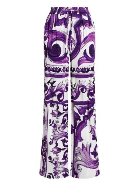 Pantaloni Dolce & Gabbana cu imagine alb