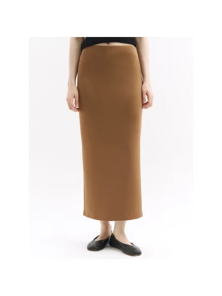Spódnica maxi Max Mara brązowa