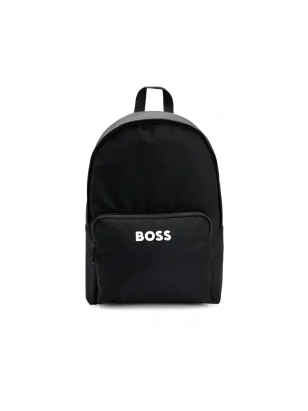 Plecak Hugo Boss z nadrukiem czarny