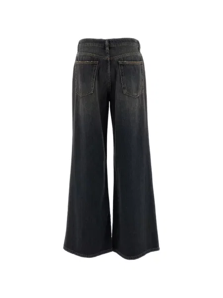 Blugi cu picior larg 3x1 negru