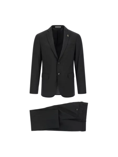 Garnitur Pal Zileri wełniany czarny