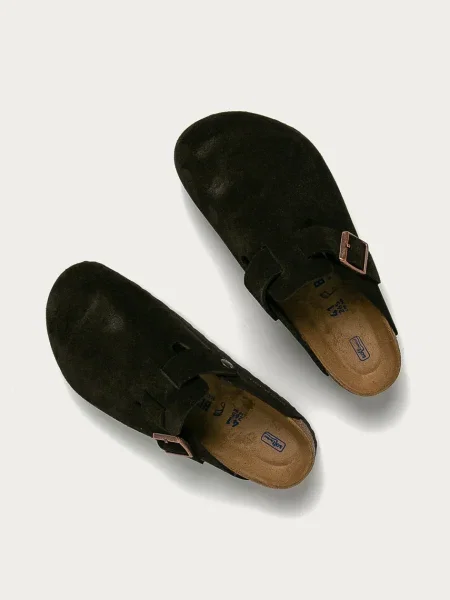 Birkenstock Papuci din piele Boston