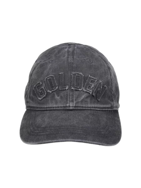 Czapka z daszkiem Golden Goose z logo szara