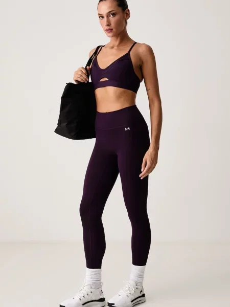 Under Armour športová podprsenka Strappy Bralette fialová