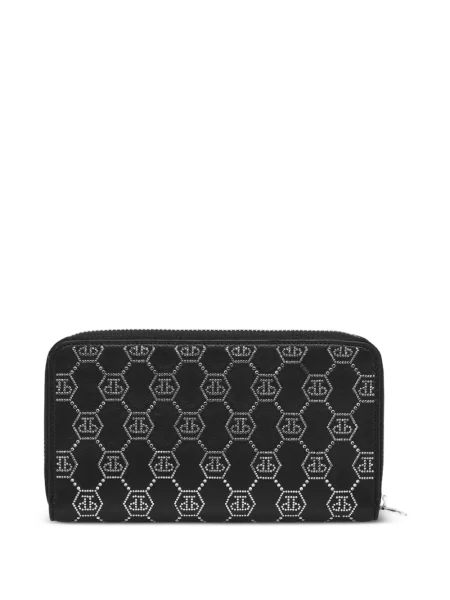 Портмоне Philipp Plein с шипове черно