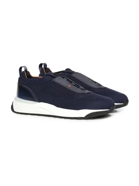 Sneakersy Santoni niebieskie