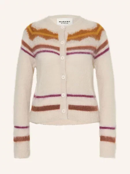 Marant Étoile Kardigan Molly Z Moherem weiss
