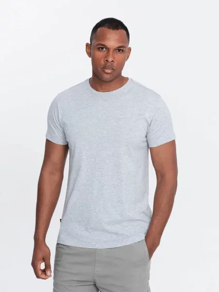 Tricou Ombre melange clasic gri