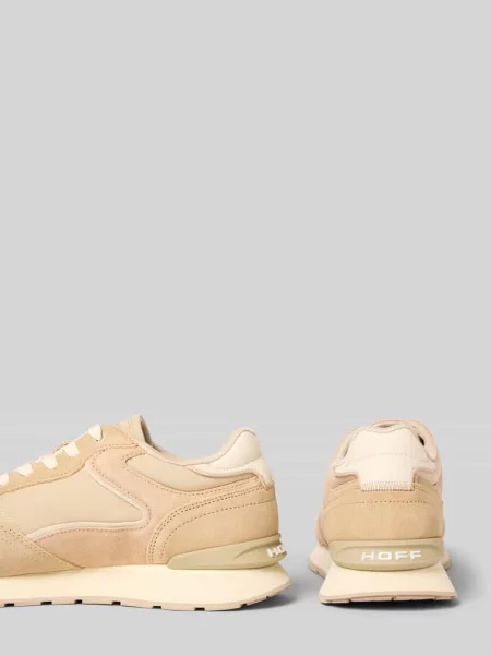 Sneakersy z mieszanki skóry z detalem z logo model City Hoff