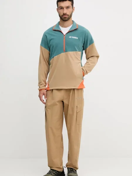 Штани outdoor adidas TERREX прямі зелений