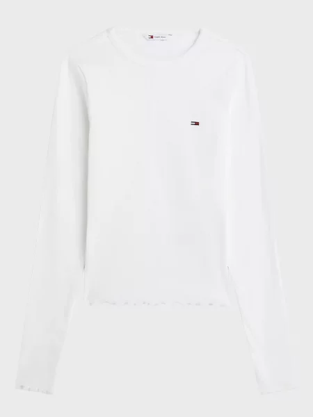 Лонгслив Tommy Jeans белый