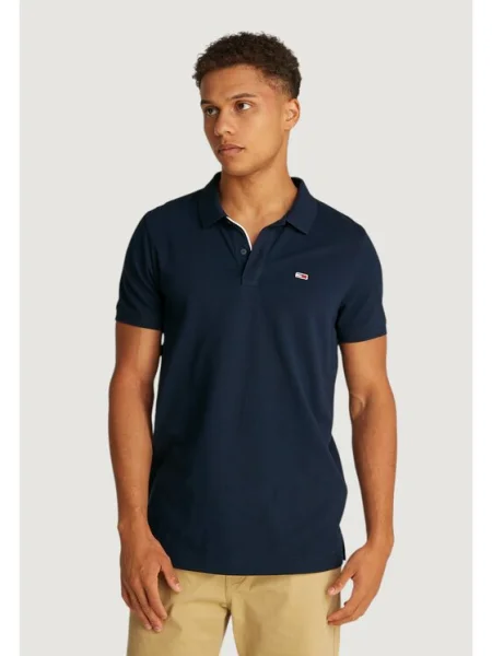 Тениска Tommy Jeans синьо