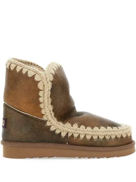 Кожени боти Mou кафяво