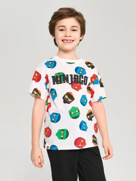 Sinsay Tričko Ninjago bílá