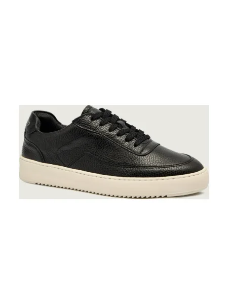 Filling Pieces Teniși din piele Mondo Grain negru