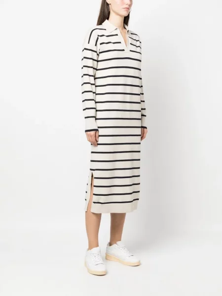 Oblekové maxi šaty Tommy Hilfiger po kolena