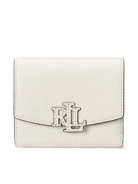 Малък дамски портфейл LAUREN RALPH LAUREN бяло