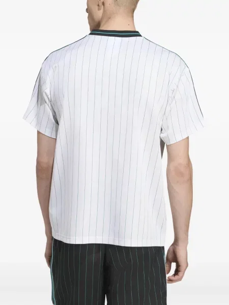 Pantaloni Adidas cu autograf alb