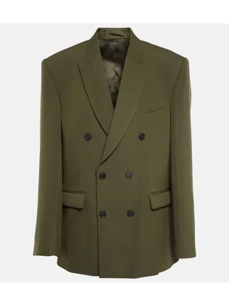 Sacou Wardrobe.nyc de lână verde