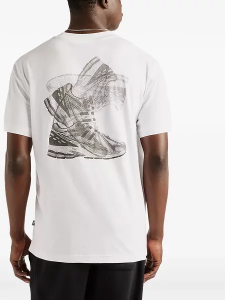 Tricou New Balance cu imagine alergare gri