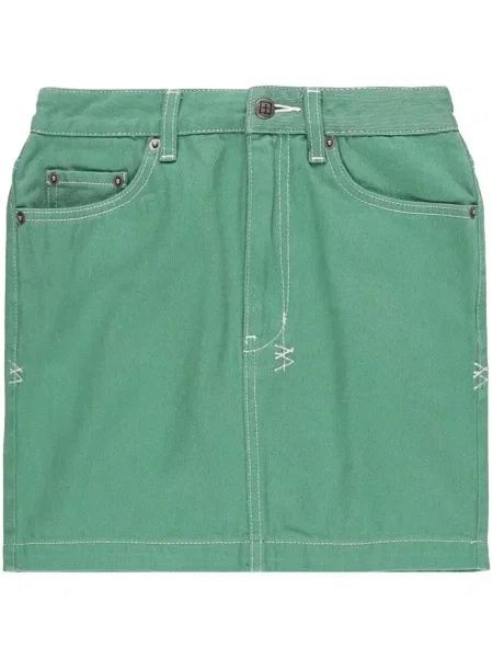 Fusta mini Ksubi cu 5 buzunare verde