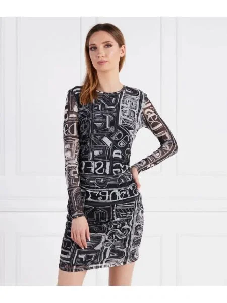 Desigual Rochie de zi Gri negru