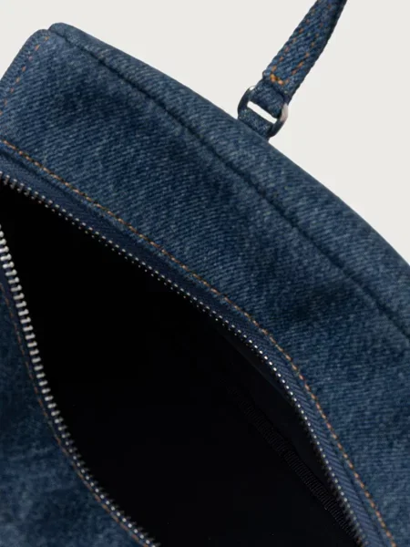 Tommy Jeans чанта crossbody дамска от деним синьо