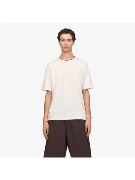 Tricou adidas Wales Bonner Y3 Graphic T-Shirt Chalk White L alb