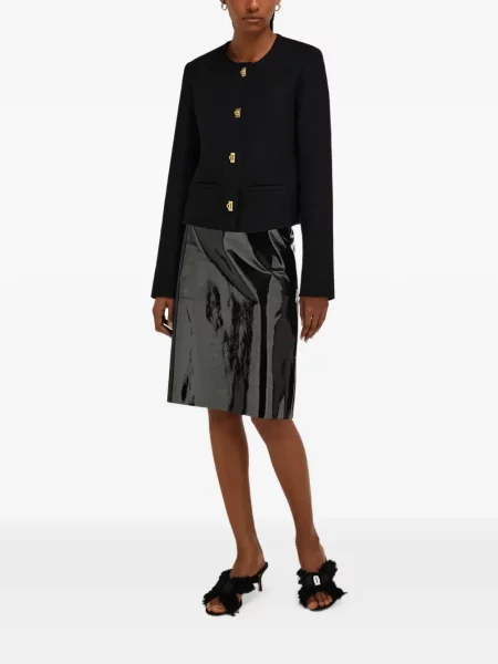 Geacă Ferragamo de lână negru