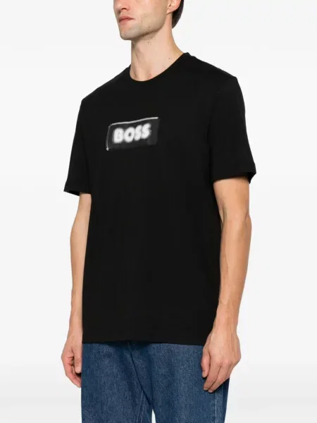 Tricou Boss cu imagine negru