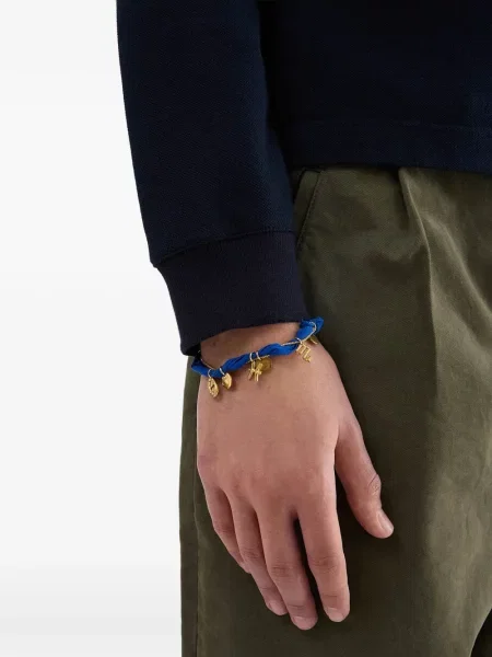 Brăţară Jil Sander de mătase albastru