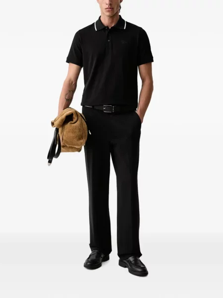 Polo Karl Lagerfeld με κέντημα μαύρο