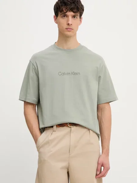 Calvin Klein T-shirt zielona
