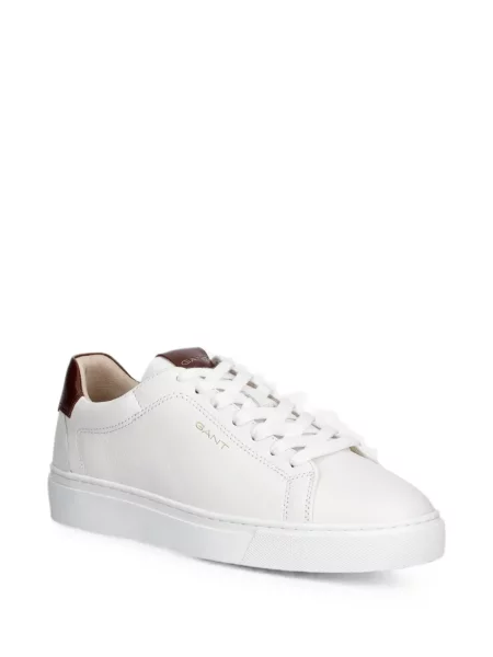 Sneakerși Gant din piele alb