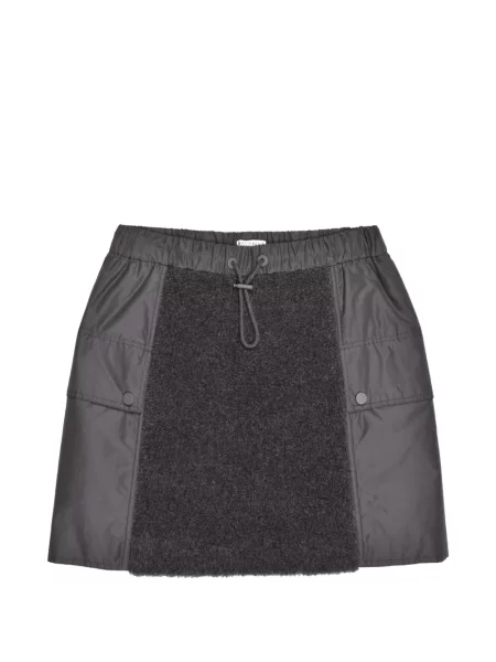 Fustă Brunello Cucinelli cu cordon gri