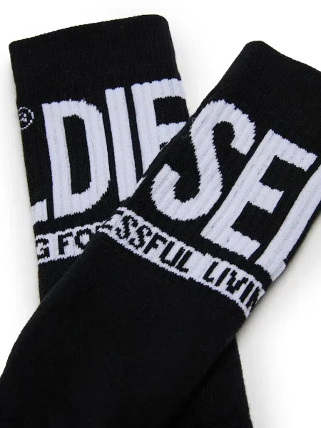 Diesel Dječje čarape s pamukom SKM-ZRAYBIPACK SOCKS crna