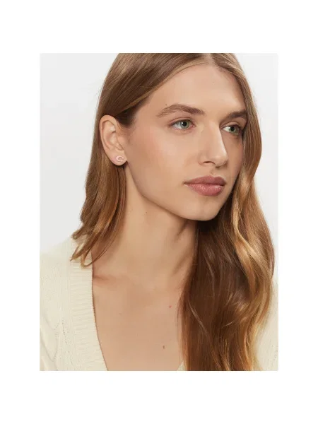 Обеци Coach розово