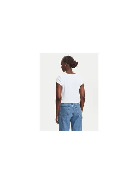 Calvin Klein Jeans Póló Slim Fit fehér