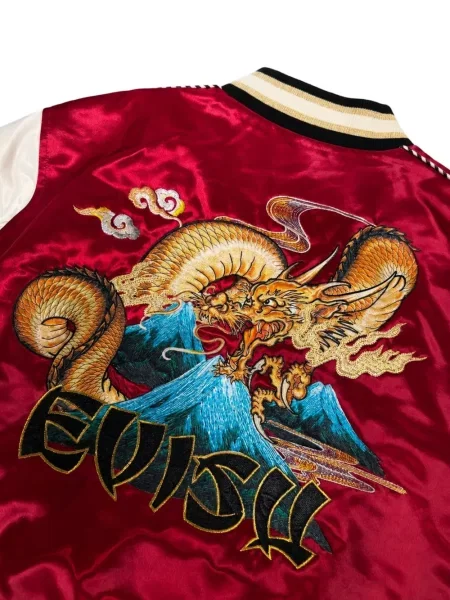 Geacă bomber Evisu roșu