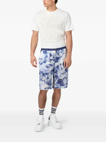 Pantaloni scurți Philipp Plein albastru
