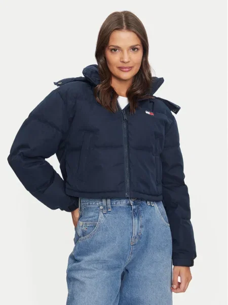 Tommy Jeans Geacă din puf Alaska Bleumarin albastru