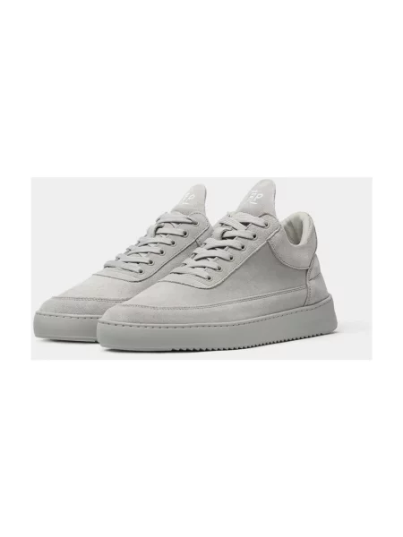 Filling Pieces sneakersy zamszowe Low Top Suede All Grey szary