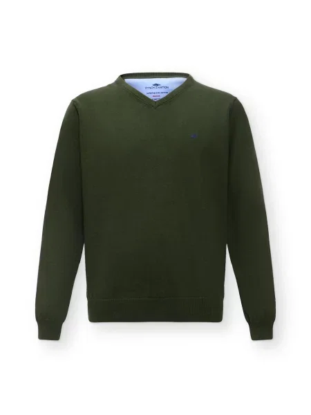 FYNCH-HATTON Pulover închis verde
