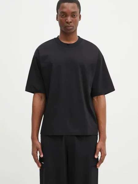 Однотонная футболка Pangaia черная