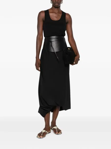 Top Ivory Paris tricotate negru