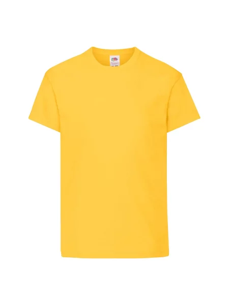 Tricou copii Fruit Of The Loom galben